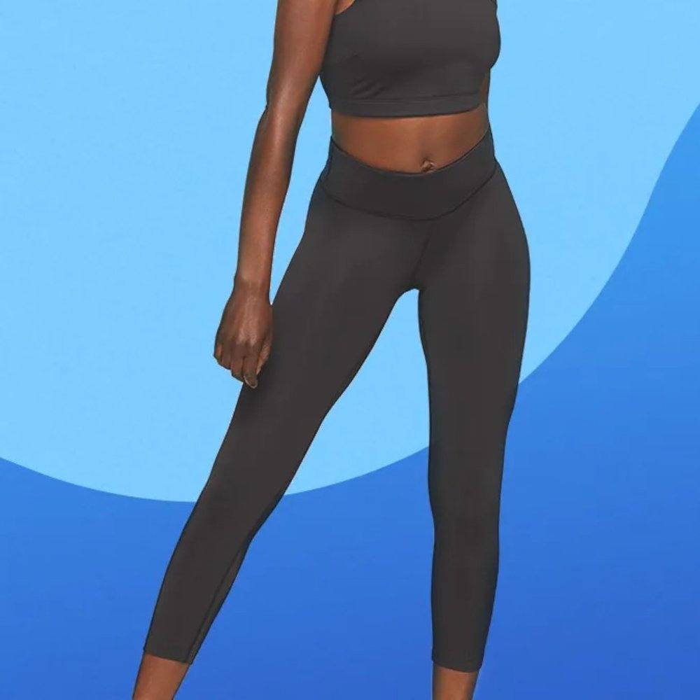 COPY - Outdoor Voices 3/4 Zone Leggings Marled Heathered